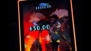 МАКСИМАЛЬНАЯ СТАВКА БОНУС KING KONG Игровой автомат $5 PA Навыки Огромный выигрыш