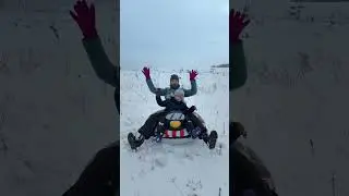 Perfect Winter Fun Until Car Got Stuck #lithuania #wintervibes #tubing #winterfun #familymoments