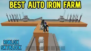 Best Auto Iron Farm in Roblox Skyblock