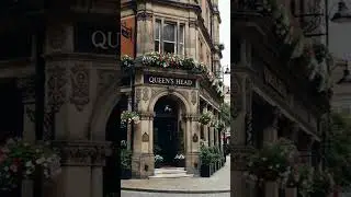 Classic London Pubs on a quiet city street  #cozyatmosphere