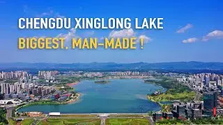 Walking Tour - the Biggest man-made lake in Chengdu ｜ 步行游览成都最大人工湖 - 成都兴隆湖｜CHINA｜POV