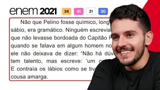 ENEM 2021 - Não que Pelino fosse químico, longe disso; mas era sábio, era gramático. Ninguém