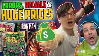 The RAREST Error & Recalled Comic Books Rising in Price! | Hot10 Runners Up List ft. GemMint