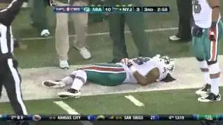 Jets Assistant Coach Intentionally Trip Dolphins DB Nolan Carroll On Sidelines OFFICIAL VIDEO