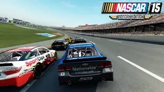 NASCAR '15 Victory Edition - Dale Earnhart Jr At Talladega Superspeedway Gameplay
