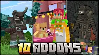 TOP 10 ADDONS PARA MINECRAFT PE 1.21 (Bedrock)