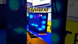 Ant Esports Crystal X7 Black l Best Gaming Cabinet Under 5000 #antesports #gamingpcbuild #crystalx7