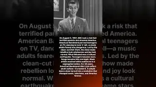On August 5, 1957, ABC took a risk that terrified parents and