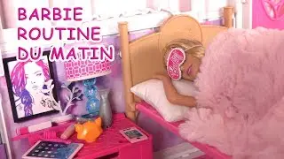 Barbie Morning Routine du Matin &hearts; Barbie House Bedroom Morning Routine