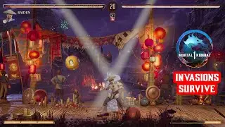 Mortal Kombat 1 - Invasions - Reptile Season - Sun Do Festival - SURVIVE - PROTECT THE ICE SCULPTURE