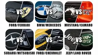 Every Car Brand Rivalry Explained in 12 Minutes