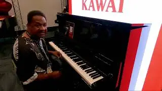 Kris Nicholson Test Drives the Kawai K-400 Upright Piano at NAMM 2025