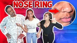 I GOT MY NOSE PIERCED PRANK | PRANK ON MY MOM | PIERCING PRANK