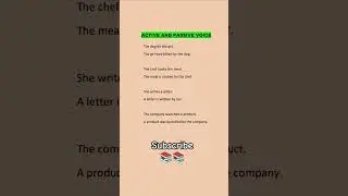 learn active and passive ✅  | active passive english grammar #activepassivevoice #shorts #viral