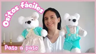 COMO HACER OSITOS F&Aacute;CILES DE PELUCHE 🐻/ INCLUYE MOLDES ✂️📐🧵