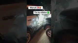 Maruti ❌ Tin ka dibba ✅😱 #marutisuzuki #fronx #accident #shorts