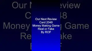 Card 2048 Real or Fake Review by ROF #moneymakingapp