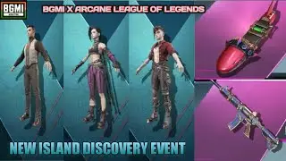 BGMI X ARCANE League of Legends | New Island Discovery event 3000uc pack purchase