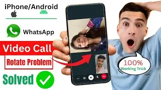 how to fix whatsapp video call auto rotate problem in iphone | whatsapp video call rotate problem