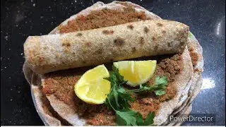 لحم بعجينة التركية (lahmacun ) من اروع الوصفات lahmacun  recette turque