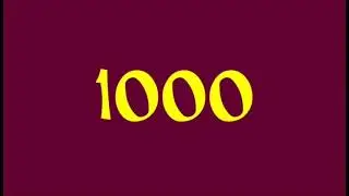 Challenge Countdown From 1000 in 18.5x speed