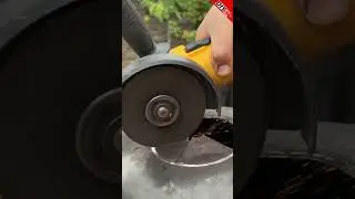 INGCO AG900285 &ndash; How to Cut a Perfect Circle with an Angle Grinder 🔥 #DIY #Shorts