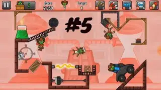 Zombie Ragdoll Walkthrough Laboratory 5 Levels 81 - 100 Impale Zombies