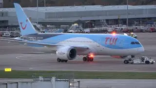 NIGHTTIME GROUND OPERATIONS AT MANCHESTER AIRPORT (MAN/EGCC) - B787, A321NEO & MORE! ✈️