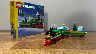 Lego Winter Holiday Train 40700 Review || BricksNShticks