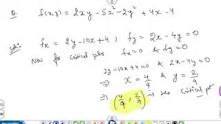 Lecture 8: Questions on maxima and minima