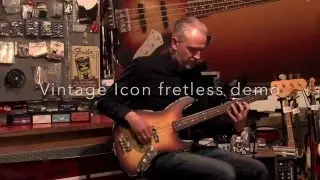 Vintage Icon fretless demo