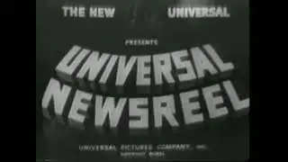 Universal Newsreel (Different Fading, Music, 1940)