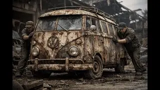 FORGOTTEN 1951 WESTFALIA TYPE 2 T1 SO-23 IN SILENCE 🔧 ⏳ | FULL ASMR PROCESS