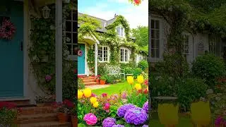 Beautiful House with Vibrant Garden