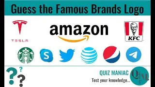 Guess the Famous Brands Logo - Part 1  #quizmaniac