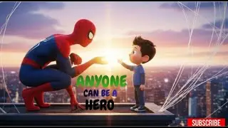 Anyone can be a hero   #animation #kidsvideo #spiderman #3danimation #kids #hero