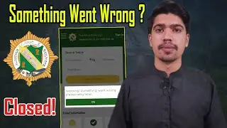 Something Went Wrong Please Retry Later - Pakistan Railway App Closed ?