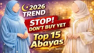 Top 15 Trending Ramadan Abaya Design 2026 | Latest Abaya Styles | Elegant & Modest Collection #abaya
