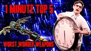 1 MINUTE TOP 5 WORST WONDER WEAPONS (New Series: Part 1)