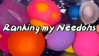 Ranking my Needoh Collection: No Talking ASMR #asmr #needoh #relax #fidget 