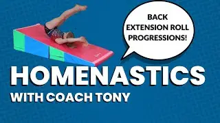 Back Extension Roll Progressions! (Homenastics with Coach Tony!)