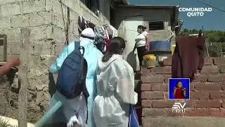 Brigadas móviles de vacunación en el sur de #Quito