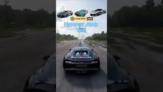 Hypercar Jump Test On Forza Horizon 5! #shorts #forzahorizon5 #fh5
