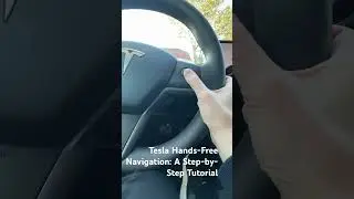 Tesla Hands-Free Navigation: Step-by-Step Tutorial #tesla #automobile #teslatutorial #teslatips