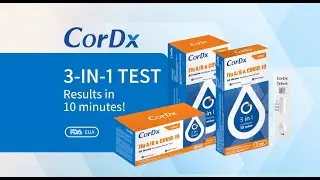 CorDx TyFast Flu A/B & COVID-19 At Home Multiplex Rapid Test