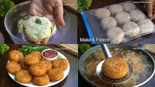 New Aloo Chop Recipe(Freeze & Store) - Ramadan Iftar 2023 | इफ्तार में चीज वाला आलू चॉप्स कैसे बनाएं