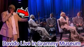 DAVIDO SCATTER EVERYWHERE AS GRAMMY INTERVIEW HIM LIVE IN LOS ANGELES AS HE PERFORM 