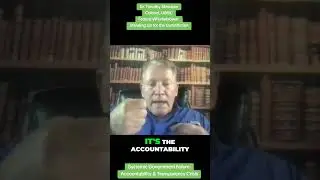 Systemic Government Failure Accountability & Transparency Crisis Dr. Timothy Shindelar, Col U.S.M.C.
