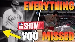 EVERYTHING You Missed in the MLB The Show 19 Gameplay Trailer in 48 Seconds