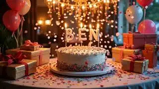Zum Geburtstag viel Gl&uuml;ck &ndash; Geburtstagslied f&uuml;r BEN 🎉🎂 &ndash; Version 2